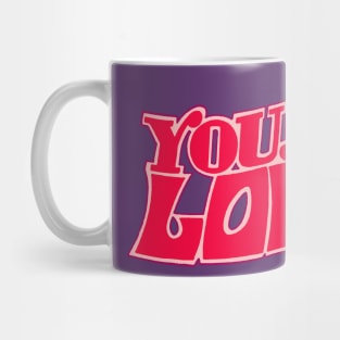 Young Love - Retro Typographic Design Mug